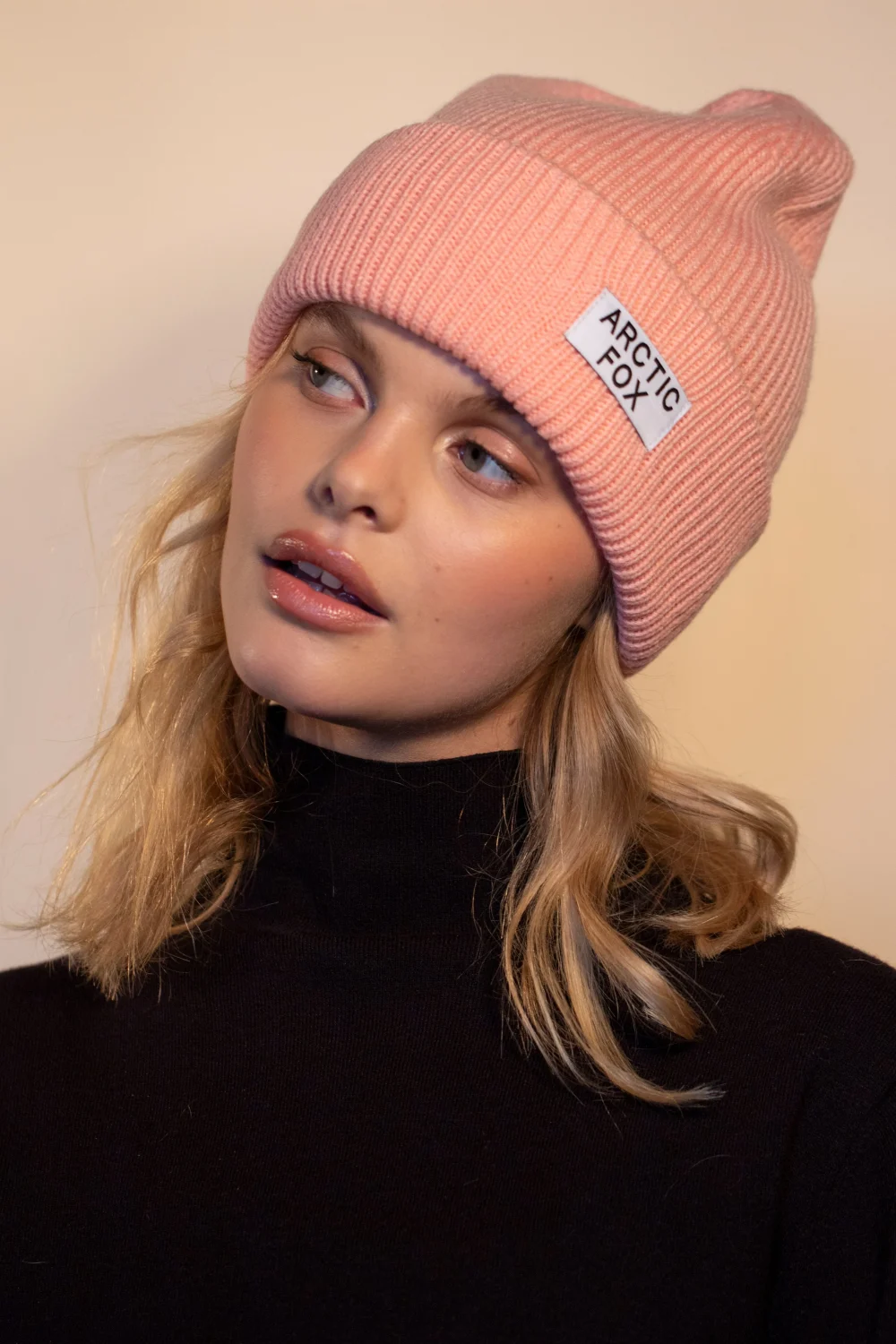 The Recycled Bottle Beanie - Pink - Artic Fox & Co - Image 2