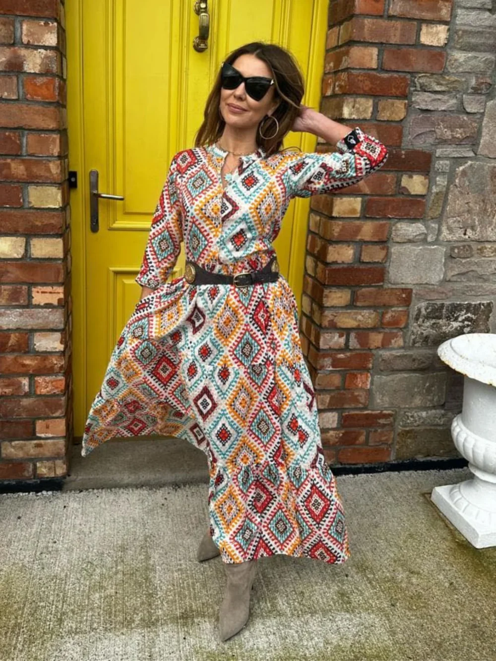"HOPE" Aztec Dress