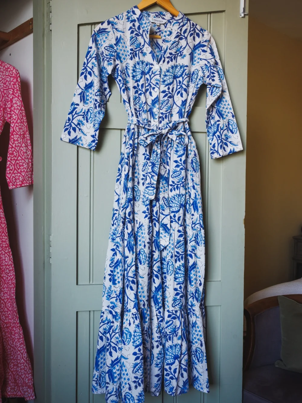 "Hope" China Blue Dress - Image 4
