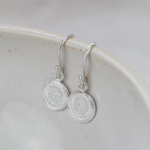 Sterling Silver Talisman Earrings