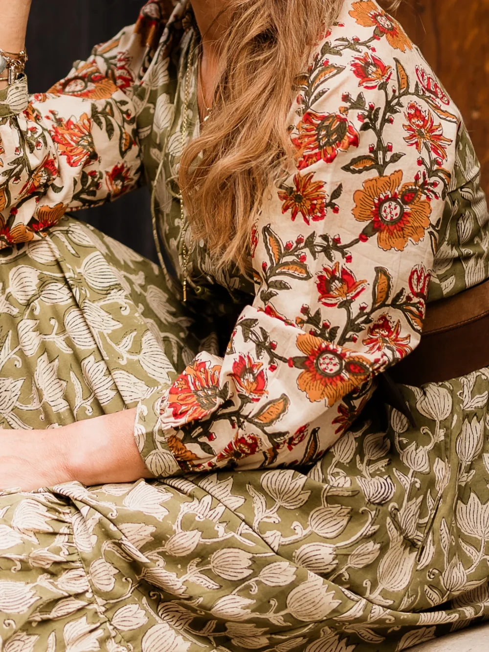 ‘Destiny' Foliage Print Dress - Image 3