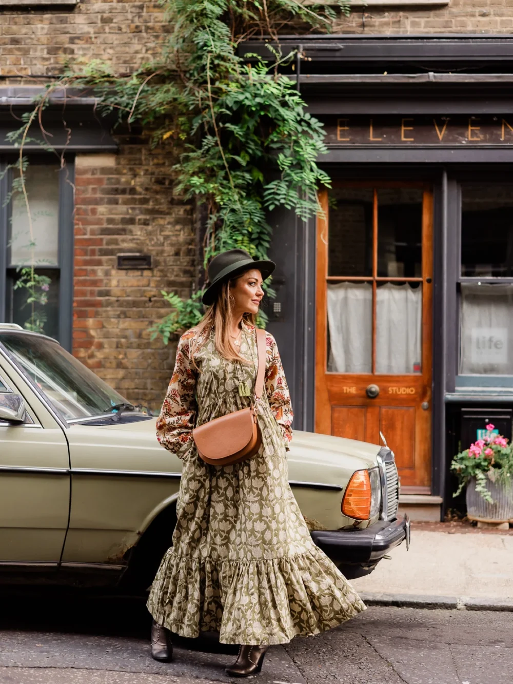 ‘Destiny' Foliage Print Dress - Image 5