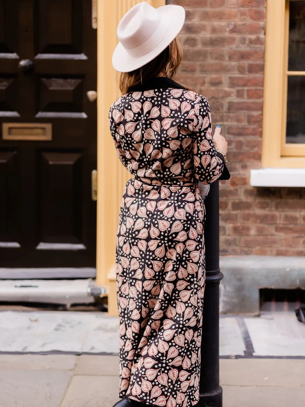'Joy' Chestnut Shirt Dress (Fully Lined) - Image 5