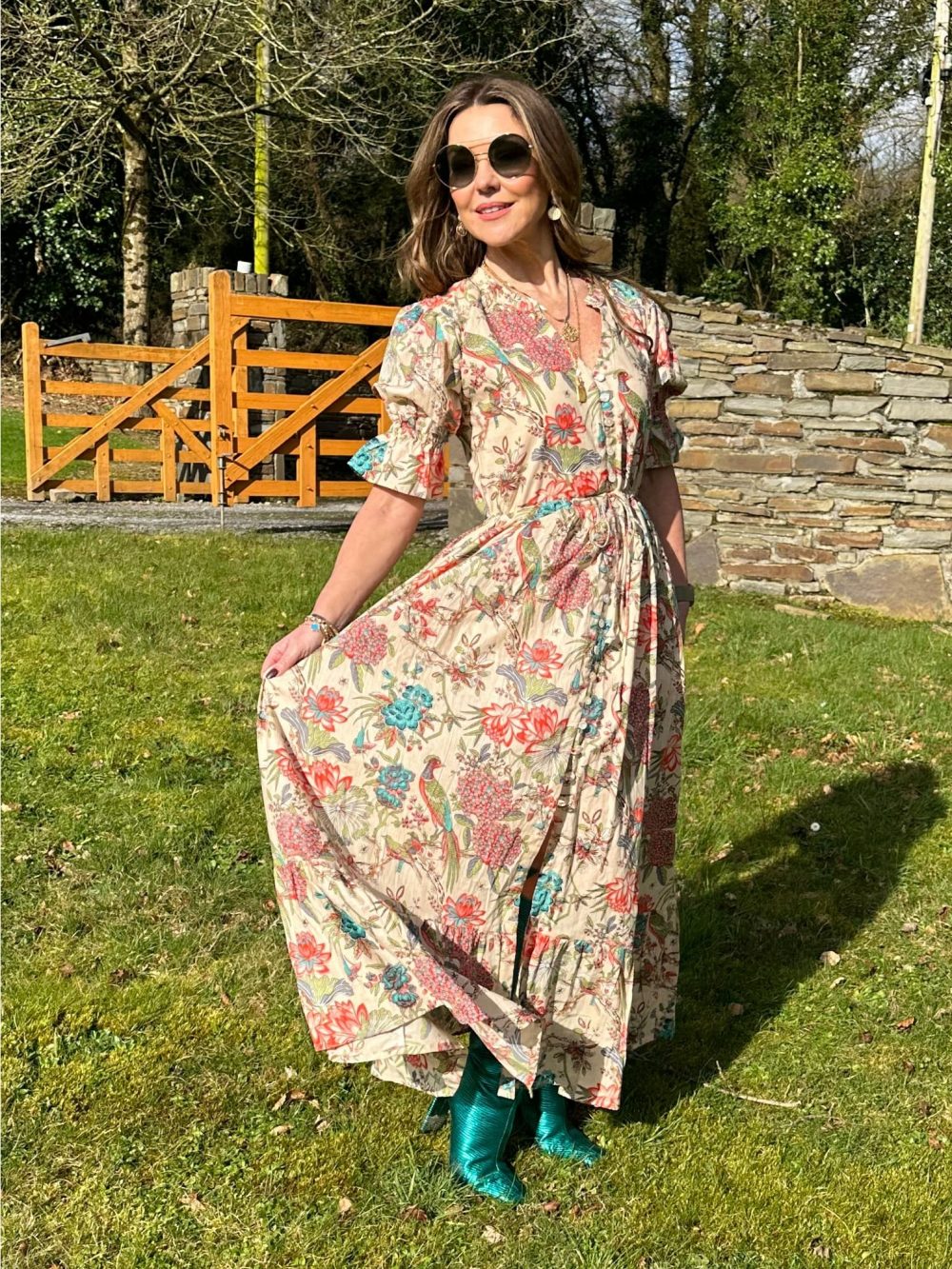 "Cherish" Shirtdress Eden - Image 2