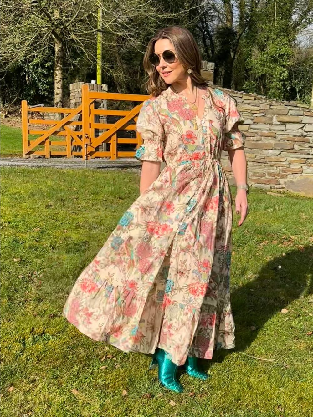 "Cherish" Shirtdress Eden - Image 6