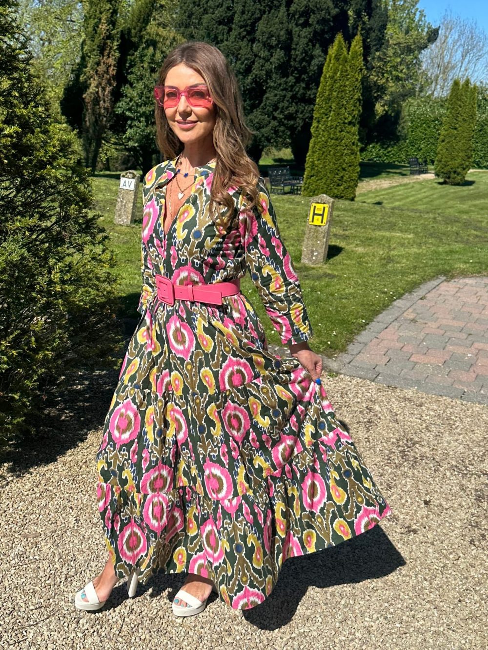 'Hope' Dress Garden Ikat - Image 7