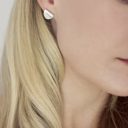 Folded Stud Earrings