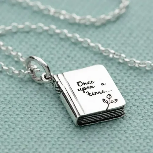 Sterling Silver Story Book Necklace