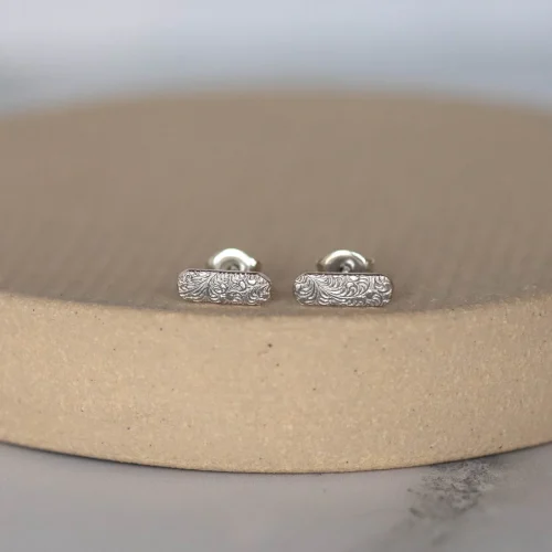 Sterling Silver Textured Studs - Capsule