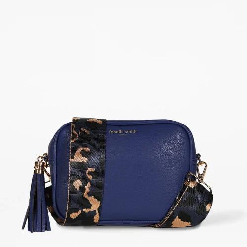 Vegan Navy Lulu Crossbody Bag