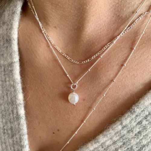 Pearl Necklace | Calm Sterling Silver