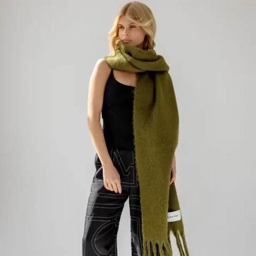 The Reykjavik Scarf - 100% Recycled - Sea Kelp