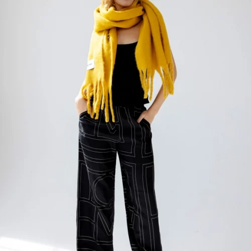 The Reykjavik Scarf - 100% Recycled - Frozen Amber