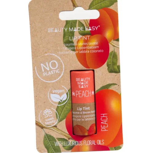 Vegan Tinted Lip Balm - Peach