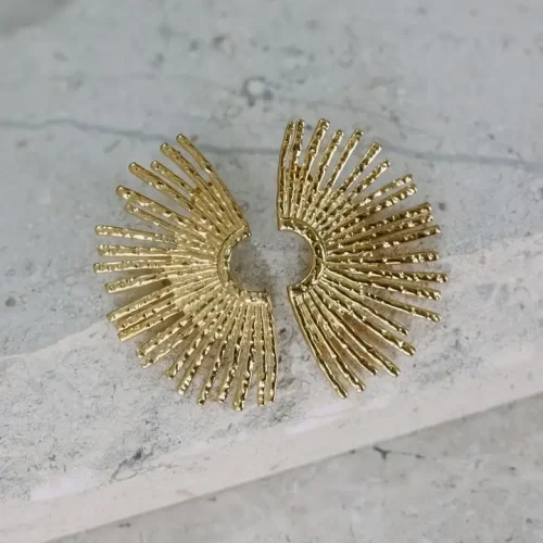 Sunray Earring in Gold